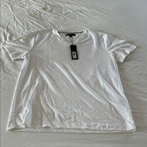 Banana Republic White Short Sleeve Tee